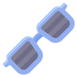 Party glasses icon