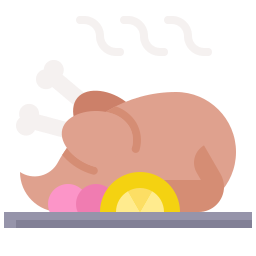 Chicken leg icon