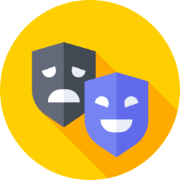 Theater masks icon