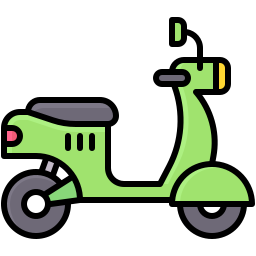 vespa roller icon