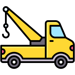 Crane truck icon