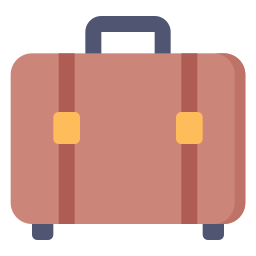 Travel bag icon