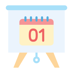 Calendar date icon