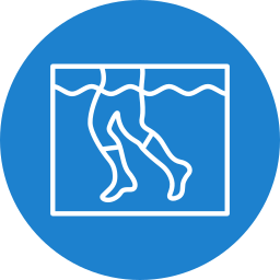 Aqua jogging icon