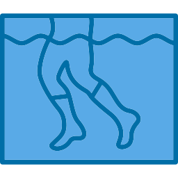 Aqua jogging icon