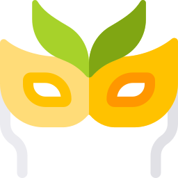 Carnival mask icon