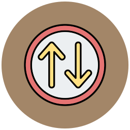 双方向 icon