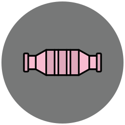 conversor catalítico Ícone
