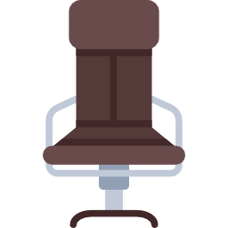 Desk chair icon