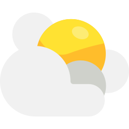 wolken und sonne icon