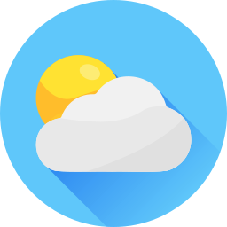 wolken und sonne icon