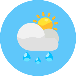 Clouds-sun icon