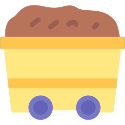 Mining cart icon