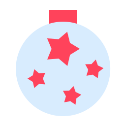 Christmas ball icon