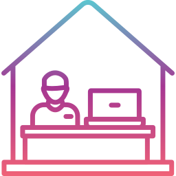 Work from home icon