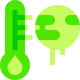 opwarming van de aarde icoon