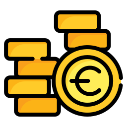 Euro coin icon