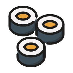 Sushi roll icon