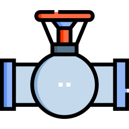 Gas pipe icon