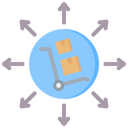 distribuição Ícone