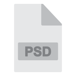 arquivo psd Ícone