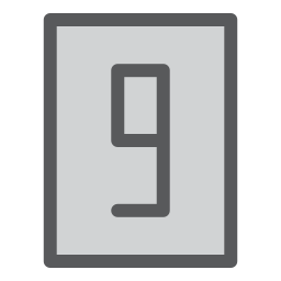 Nine icon