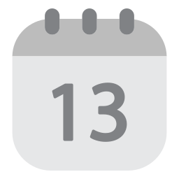 Calendar date icon