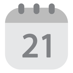 Calendar date icon