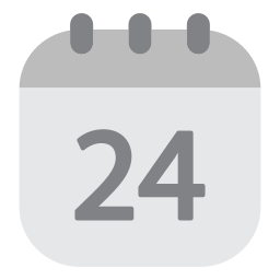 Calendar date icon