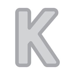 buchstabe k icon