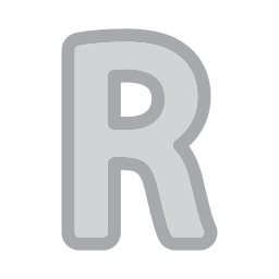 Letter r icon