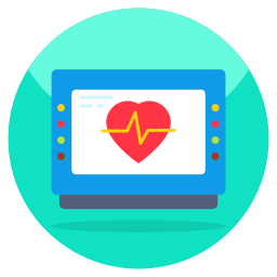 moniteur ecg Icône