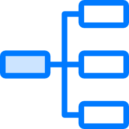 hierarchische struktur icon