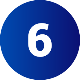 numéro 6 Icône