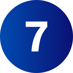 numero 7 Ícone