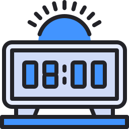 Digital clock icon