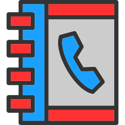 Phone book icon