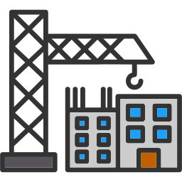 chantier de construction Icône