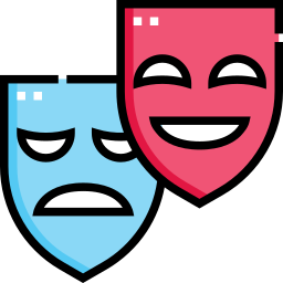 Theatre mask icon