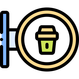 Coffee shop icon