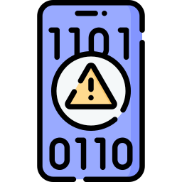 Cyber attack icon