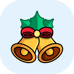 Christmas bell icon