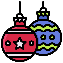 Christmas ball icon