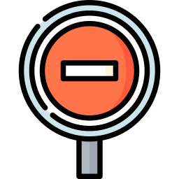 Road sign icon