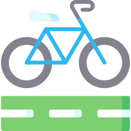 Bike lane icon