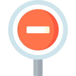 Road sign icon