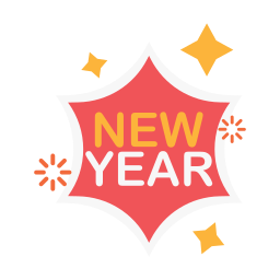 New year card icon