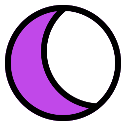 fase lunare icona