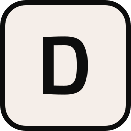 文字d icon