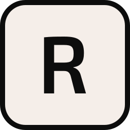 文字r icon